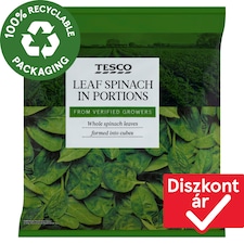 gyorsfagyasztott spenótlevél adagok 450 g