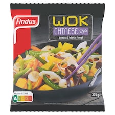 Findus Wok Chinese fagyasztott fűszerezett zöldségkeverék wokhoz 325 g