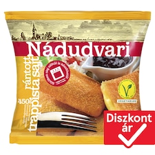 Nádudvari gyorsfagyasztott rántott trappista sajt 450 g