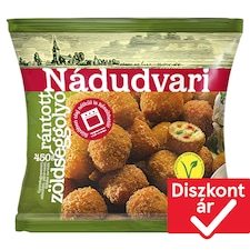 Nádudvari gyorsfagyasztott rántott zöldséggolyók 450 g