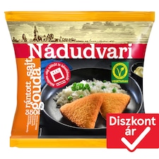 Nádudvari gyorsfagyasztott rántott gouda sajt 350 g