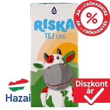 Riska UHT zsírszegény tej 1,5% 1 l