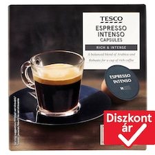 Espresso Intenso őrölt, pörkölt kávé egyadagos kapszulákban 16 x 7 g (112 g)