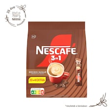 NESCAFÉ 3in1 Brown Sugar azonnal oldódó kávéspecialitás barna cukorral 24 x 16,5 g (396 g)