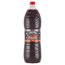 Piroska XXL málna ízű gyümölcsszörp feketerépalével színezve cukorral és édesítőszerekkel 2 l