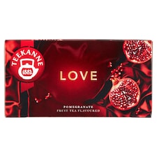 Teekanne Love gyümölcstea keverék gránátalma és őszibarack ízzel 20 filter 45 g