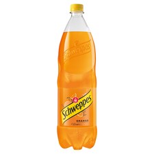 Schweppes narancsízű szénsavas üdítőital cukorral és édesítőszerekkel 1,5 l
