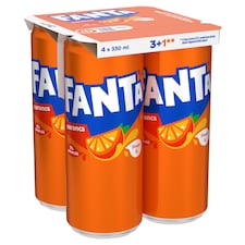 Fanta szénsavas narancsízű üdítőital 4 x 330 ml