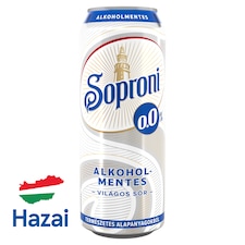 Soproni alkoholmentes világos sör 0,0% 500 ml