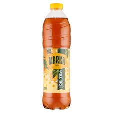 Márka citromízű szénsavmentes üdítőital fekete tea kivonattal és cukorral 1,5 l