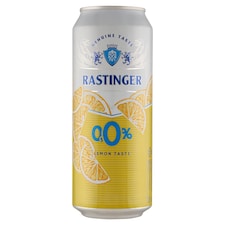 Rastinger citromízű alkoholmentes üdítőital és alkoholmentes világos sör keveréke 0% 500 ml