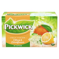 Pickwick Fruit Fusion gyümölcstea citromhéjjal, narancshéjjal, bodzavirággal ízesítve 20 filter 40 g