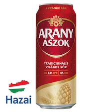 Arany Ászok tradicionális világos sör 4,3% 0,5 l