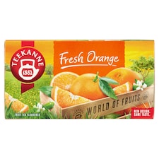 Teekanne World of Fruits narancsízesítésű gyümölcstea keverék 20 filter 45 g