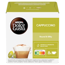 NESCAFÉ Dolce Gusto Cappuccino tej- és kávékapszula cukorral 16 db 186,4 g