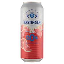 Rastinger Grapefruitízű alkoholmentes üdítőital és alkoholmentes világos sör keveréke 0% 500 ml