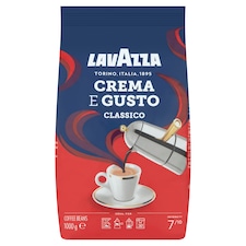 Lavazza Crema E Gusto Classico pörkölt szemes kávé 1000 g
