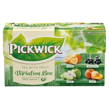 Pickwick Variaton Box variációk 4-féle gyümölcsízű fekete tea 20 filter 30 g