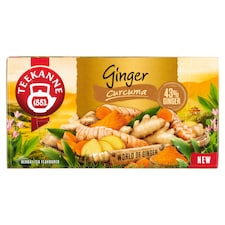 Teekanne World of Ginger herbatea keverék gyömbérrel és kurkumával 20 filter 35 g