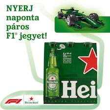 Heineken minőségi világos sör 5% 6 x 25 cl