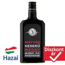 Mátyás keserű meggy likőr 33% 0,5 l