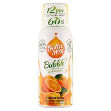 FruttaMax Bubble¹² narancs gyümölcsszörp cukorral és édesítőszerekkel 500 ml