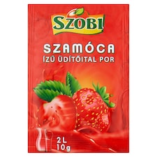 Szobi szamóca ízű üdítőital por 10 g