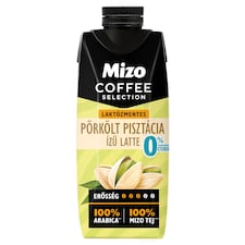 Mizo Coffee Selection Pörkölt Pisztácia ízű Latte UHT laktózmentes zsírszegény kávés tej 250 ml