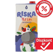 Riska UHT laktózmentes tej 2,8% 1 l
