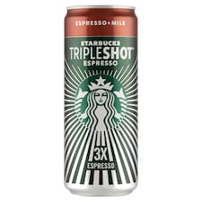 Starbucks Tripleshot Espresso arabica kávét tartalmazó félzsíros tejital 300 ml