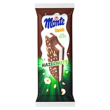 Zott Monte Snack tejes, tejcsokoládés-mogyorós krémmel töltött sütemény 29 g