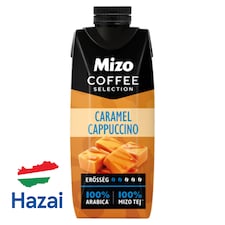 Mizo Coffee Selection Caramel Cappuccino UHT zsírszegény, karamelles kávés tej 250 ml