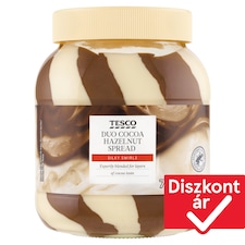 kakaós-mogyorós és tejes kenhető krém 750 g