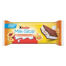 Kinder tejes krémmel töltött sütemény őszibarackos-maracujás készítménnyel 28 g