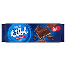 Tibi étcsokoládé tejes és kakaós krémmel, ostyával 265 g
