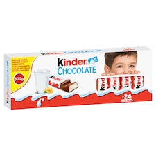 Kinder Chocolate tejcsokoládé szelet tejes krémmel töltve 24 db 300 g