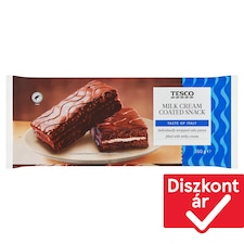 piskótaszelet kakaós bevonattal és tejes töltelékkel 10 x 35 g (350 g)