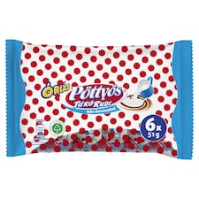 Pöttyös Óriás Túró Rudi natúr túródesszert tejes bevonattal 6 x 51 g (306 g)