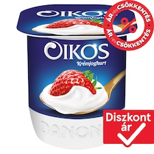 Danone Oikos élőflórás epres krémjoghurt 125 g