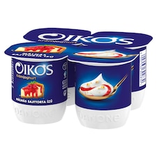 Oikos málnás sajttorta ízű élőflórás krémjoghurt 4 x 125 g (500 g)