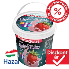 Nádudvari élőflórás zsírszegény epres gyümölcsjoghurt 700 g