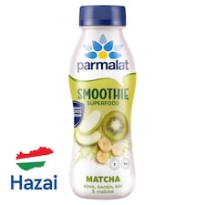 Parmalat Smoothie almás, banános, kivis zsírszegény savanyú tejkészítmény matcha teával 330 g