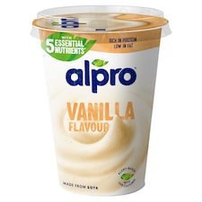Alpro zsírszegény vaníliaízű fermentált szójakészítmény hozzáadott kalciummal és vitaminokkal 400 g