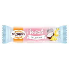 Cerbona Piña Colada ízű, kókuszos-ananászos müzliszelet, joghurtos bevonó talppal 20 g