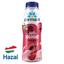Parmalat zsírszegény meggyes ivójoghurt 330 g