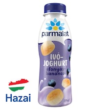 Parmalat zsírszegény áfonyás-banános ivójoghurt 330 g