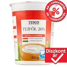 tejföl 20% 450 g