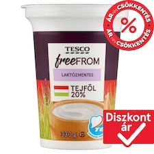 Free From laktózmentes tejföl 20% 330 g