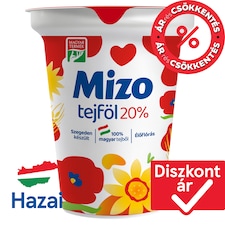 Mizo tejföl 20% 330 g
