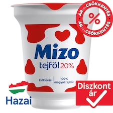 Mizo tejföl 20% 150 g